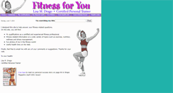 Desktop Screenshot of fitness4youonline.com