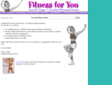 Tablet Screenshot of fitness4youonline.com